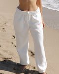 Pink Palm Puff Classic Sweatpants in Pink Opal