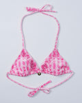 Pink Palm Puff Demi Top in Sakura
