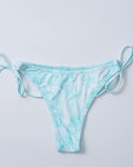 Pink Palm Puff Solei Bottom (Cheeky) in Bahama Bliss