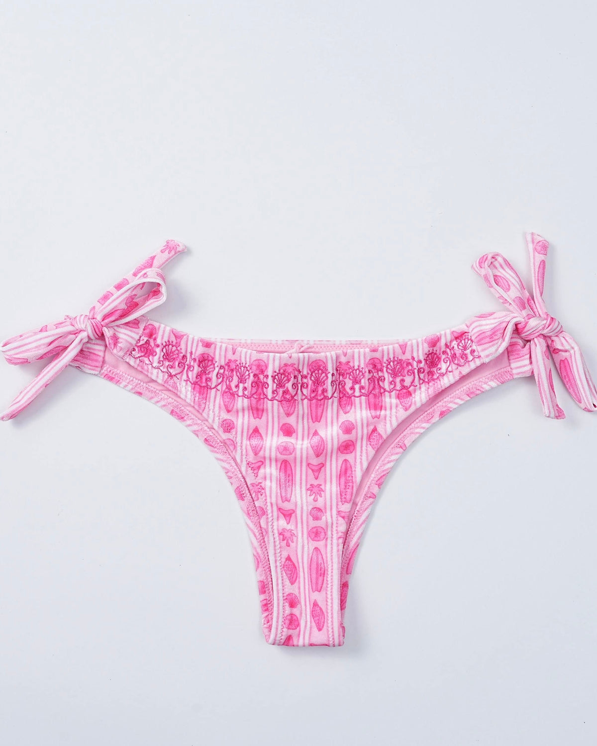 Pink Palm Puff Lila Bottom (Cheeky) in Sakura